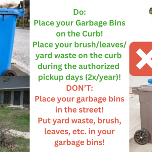 Refuse/Recycling Reminders
